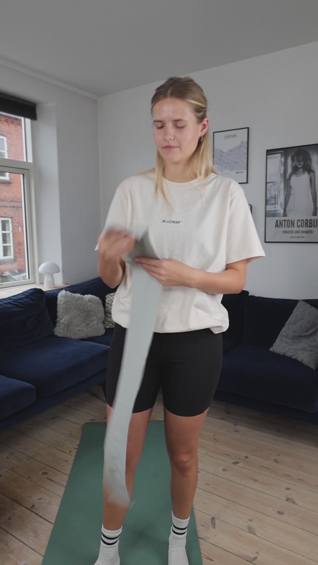Flex Band Træningselastik Naturgummi - Hård