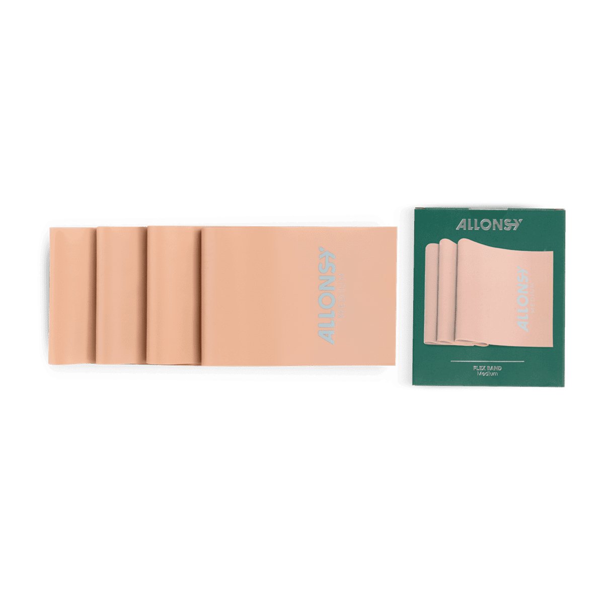 Flex Band Træningselastik Naturgummi - Medium - Allons-Y
